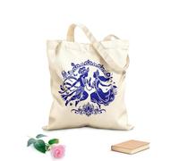 AILOONG Sacs femme en toile de coton tissu épais de 340g/m² Radha Krishna, lien éternel capturé dans l'art Matière douce pour la peau