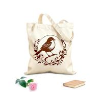 AILOONG Silhouette d'oiseau perché sur une branche d'arbre sur fond blanc Cabanes réutilisables tissu épais de 340g/m² Pliable