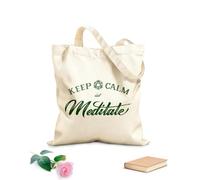 AILOONG Studio de yoga Keep Calm Citations de méditation Cabane en toile tissu épais de 340g/m² Remplace le cartable