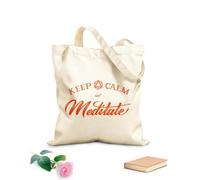 AILOONG Studio de yoga Keep Calm Citations de méditation Cabane en toile tissu épais de 340g/m² Remplace le cartable