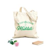 AILOONG Studio de yoga Keep Calm Citations de méditation Cabane en toile tissu épais de 340g/m² Remplace le cartable