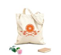 AILOONG Symbole des guerriers vikings : armes, boucliers et haches Sac de courses en toile de coton tissu épais de 340g/m² Utilise comme sac cadeau