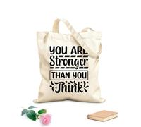 AILOONG Tu es plus fort que tu ne le penses (citations de motivation) Cabanes réutilisables tissu épais de 12 oz Pliable 35x40cm Grand