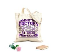 AILOONG typographie vintage du médecin Cabanes réutilisables tissu épais de 340g/m² Pliable