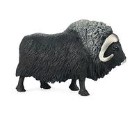 Ailopta Taureaux Jouets - Figurines Boeuf musqué,Animaux la Ferme la Vie Sauvage Figurines modèle Boeuf musqué Vache Buffle Yak fête faveurs Fournitures décoration gâteau