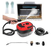 Ailsion Steam Cleaner, 2500w High-Temp Portable Machine, Steam Cleaner for Home, Ailsion 2500w Handheld High-Temp Pressurized SteamCleaners, Máquina De Vapor Para Limpiar Carros (Red)