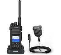 Ailunce HA1UV Radio Amateur avec Micro, Radio Amateur Double Bande, Etanche IP67, Rechargeable 2800mAh, Talkie Walkie Longue Portée pour Le Sauvetage d'urgence, Evénement Amateur (1 Pièce)