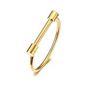 AILUOR Bracelet en acier inoxydable en forme de D avec barre à vis et manille en forme de fer à cheval pour homme