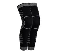 AILYFIRMO 2024 Nouvelle Compression de Jambe complète,Manchon de Genou Long pour soulager la Douleur, Soutien du Genou pour la Course Unisexe (1 Pair Black,XL)