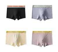 AILYFIRMO Boxer en Coton Bulle pour Hommes, caleçons et Shorts Super Doux pour Hommes, 2024 (XXL,Style B)