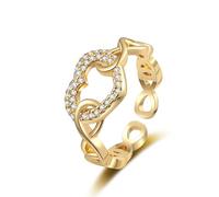 AILYFIRMO Toujours dans Mon cœur - Bague cœur Infini pour ma Fille/mère, Bague d'amour Infini, bagues mère et Fille, Cadeau pour Femme (Gold)