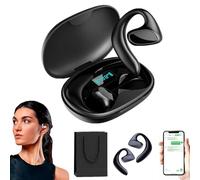 Ailymur V2 Translator Earbuds, Ailymur V2 Language Translator Earbuds, Translation Earbuds Real Time Two Way, 6 Modes, Touch Controls, 144 Languages (Black)