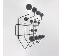 AILZCFX Patère Boule en Bois, Porte-Manteau avec 14 Crochets, Porte-Manteau Mural, Rail à Crochets avec Boules colorées, Porte-Manteau pour entrée, Couloir, Chambre à Coucher, Salle de Bain