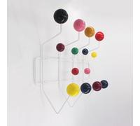 AILZCFX Patère Boule en Bois, Porte-Manteau avec 14 Crochets, Porte-Manteau Mural, Rail à Crochets avec Boules colorées, Porte-Manteau pour entrée, Couloir, Chambre à Coucher, Salle de Bain