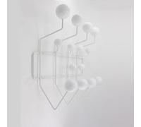 AILZCFX Patère Boule en Bois, Porte-Manteau avec 14 Crochets, Porte-Manteau Mural, Rail à Crochets avec Boules colorées, Porte-Manteau pour entrée, Couloir, Chambre à Coucher, Salle de Bain