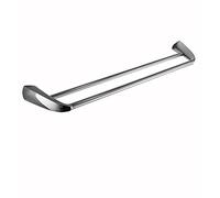 AILZCFX Porte-Serviettes, Porte-Serviettes Mural, Barre Porte-Serviettes Double 50 cm/60 cm, Porte-Serviettes Finition polie en Alliage de Zinc, Barre Porte-Serviettes Murale pour Salle de Bain et c