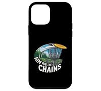 Aim for The Chains Disc Golf Player Frisbee Basket Coque pour iPhone 12 Mini