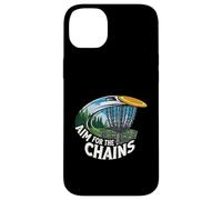 Aim for The Chains Disc Golf Player Frisbee Basket Coque pour iPhone 14 Plus