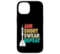 AIM Shoot Swear Repeat Fléchettes Coque pour iPhone 14