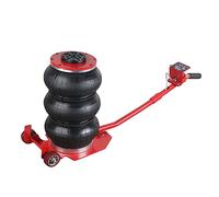 AIM Tools Cric Pneumatique 5 Ton Cric de Levage Rapide Pneumatique, Cric Pneumatique Gonflable Triple Sac avec Poignée Amovible et Deux Roues pour Réparation de Voiture Tout Terrain Atelier