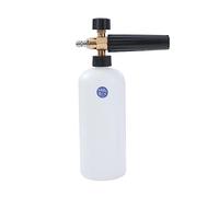 AIM Tools Lance à Mousse de Neige, 1L Réglable 1/4" à Libération Rapide Canon à Mousse pour Nettoyeur Haute Pression, Lavage Buse Distributeur de Savon Bouteille pour Nettoyer des Voitures
