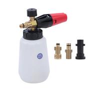 AIM Tools Lance à Mousse de Neige, 1L Réglable Canon à Mousse Compatible avec Karcher/Bosch/Nilfisk Gerni Nettoyeur Haute Pression Pistolet pour Lavage de Voitures