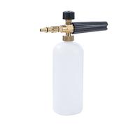 AIM Tools Lance à Mousse de Neige 1L Réglable de Buse Canon à Mousse Compatible avec LAVOR/Parkside/Spear and Jackson Nettoyeur Haute Pression Pistolet pour Lavage de Voitures