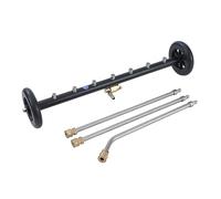 Aim Tools Nettoyeur Haute Pression de 24 Pouces, Nettoyeur de Sol, Nettoyeur de Châssis de Voiture, 4000 psi, Balai d'eau de Lavage de Voiture, Connexion Rapide de 1/4", avec 3 Rallonges