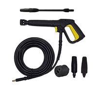 AIM Tools Pistolet de Déclenchement à Connexion Rapide Compatible avec Karcher Nettoyeur Haute Pression avec Baguette Lance Buse, Adaptateurs de Connexion Rapide et 5m Tuyau avec Raccords Rapides