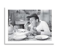 AIMA Poster Mural Alberto Sordi 22 x 30 cm - Affiche Murale Noir et Blanc Cinéma Vintage Sans Cadre - Décoration de Chambre, Cuisine - Aimant Offert