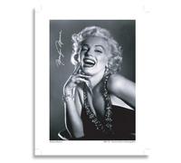 AIMA Poster Mural Marilyn Monroe 35 x 50 cm - Affiche Murale Noir et Blanc Cinéma Vintage Sans Cadre - Décoration de Chambre, Cuisine - Aimant Offert
