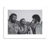 AIMA Poster Mural On l’appelait Trinita 35 x 50 cm - Affiche Murale Noir et Blanc Cinéma Vintage Sans Cadre - Décoration de Chambre, Cuisine - Aimant Offert