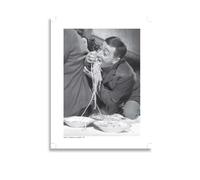AIMA Poster Mural Totò 22 x 30 cm - Affiche Murale Noir et Blanc Cinéma Vintage Sans Cadre - Décoration de Chambre, Cuisine - Aimant Offert