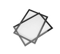 AIMAN GZ Cadre magnétique A3 noir pour fixer et ranger des documents et des photos sur des surfaces métalliques, 1 pièce