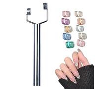 Aimant à ongles - Barre magnétique en Y, Outil magnétique professionnel | double extrémité à forte aspiration, Idéal pour la décoration d'ongles, Effets , Manucure artistique et cr