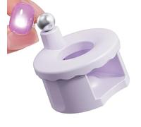 Aimant à ongles rotatif | 4,6 x 4,6 x 2,7 cm aide à manucure | Outil à ongles d' de perles de verre adaptable, pour débutants professionnels, femmes, filles, femmes, femmes, femmes, femmes