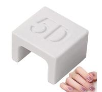 Aimant à ongles - Tige fine en acier inoxydable - Contrôle précis de l'effet œil de chat - Accessoire de manucure professionnel pour design artistique en gel - Mode studio