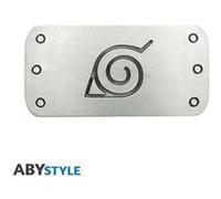 ABYstyle Aimant Naruto Shippuden Emblème Konoha Métal 5,5×2,7 cm Or