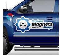 Aimant Autocollant Voiture Personnalisé avec Texte Logo | Magnet Auto Conduite Accompagnée Jeune Conducteur | Stickers Personnalisable 0.7mm | Résistant Intempéries Réutilisable | PRINT.GG