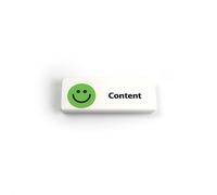 Aimant Bloc Rectangle Smiley Content 55MM