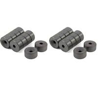 Aimant de Ferrite Pour Les Arts, L'Artisanat, la Science et Le Bricolage - 20mm dia x 10mm D'Épaisseur x 5,2mm C (Lot de 2)