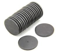 Aimant de Ferrite Y10 Pour Les Arts, L'Artisanat, la Science et Le Bricolage - 30mm dia x 3mm D'Épaisseur - 0,9kg de Traction - Pack de 200
