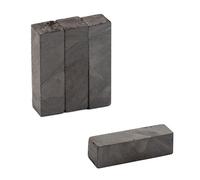 Aimant de Ferrite Y30Bh Pour Les Arts, L'Artisanat, la Fabrication de Modèles, Le Bricolage et Les Passe-Temps - 7mm x 7mm x 25mm D'Épaisseur - 0,28kg Pull - Pack de 4