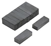 Aimant de Ferrite Y30Bh Pour Les Arts, L'Artisanat, la Science et Le Bricolage - 25mm x 10mm x 6mm D'Épaisseur - 0,8kg - Pack de 200