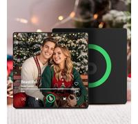 Aimant de frigo personnalisé pour Album de Musique avec Photo Personnalisé Spotify Aimant Frigo Musique Volume Réglable, Décoration Unique, Cadeau de Noël