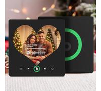 Aimant de frigo personnalisé pour Album de Musique avec Photo Personnalisé Spotify Aimant Frigo Musique Volume Réglable, Décoration Unique, Cadeau de Noël