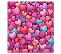 Aimant de lave-vaisselle pour cuisine et appareils électroménagers 53,3 x 66 cm, motif petit cœur rose dessin animé