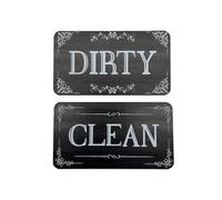 Aimant de lave-vaisselle sale et propre - Facile à lire, résistant aux rayures, affichage réversible pour l'organisation de la cuisine | Panneau magnétique universel pour lave-vaisselle, maison