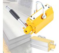 Aimant de levage permanent 220/440/880/1320 lbs, outil de levage robuste en acier pour plaques et panneaux d'acier, utilisé dans les ateliers, les ponts roulants et les palans(200KG)