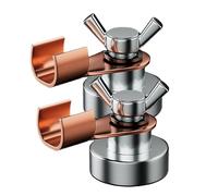 Aimant de mise à la terre pour soudage, pince de mise à la terre pour soudage magnétique, 2X outil de support de soudage | Outils de pince de soudage à queue en cuivre robuste, magnétisme fort 500A,